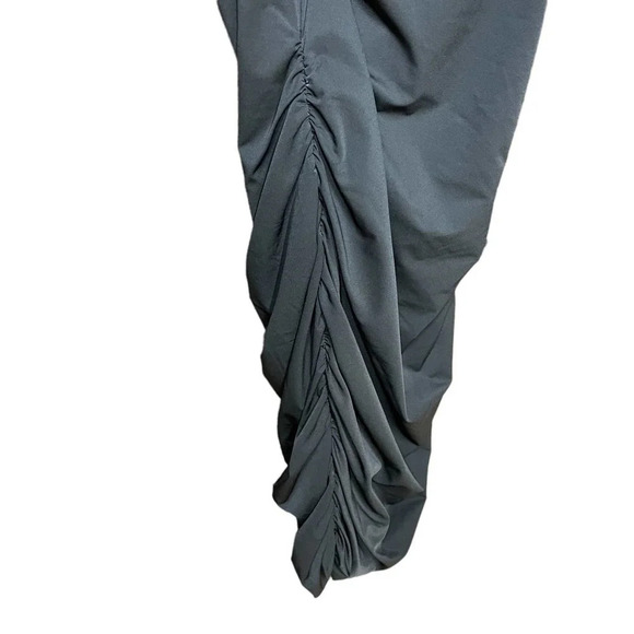 Diane Von Furstenberg Tulipan Black Ruched Dress LBD‎ Size US 4 - Picture 5 of 12